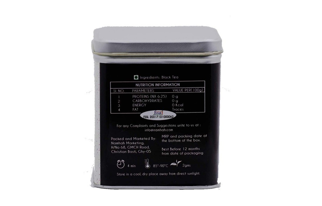 Namhah Darjeeling Black Tea    Container  100 grams